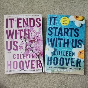 Colleen Hoover Book Set - It Ends With Us & It Starts With Us